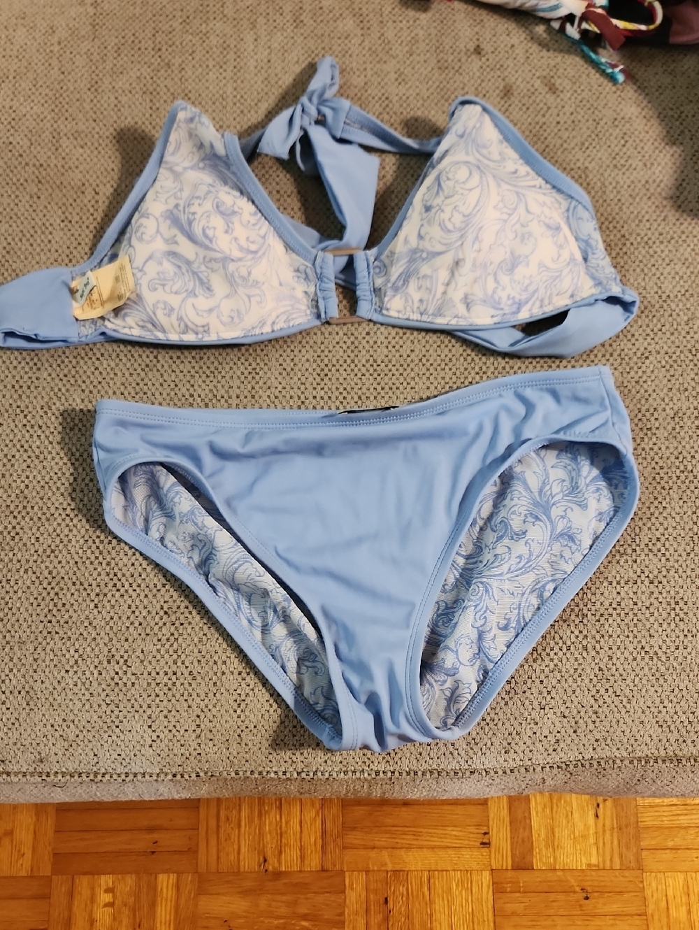 Collection B Light Blue Two-Piece Bikini Set
